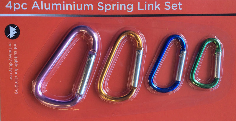 Aluminium spring links 4pc