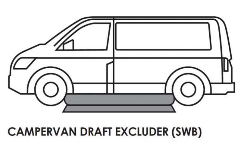Outdoor Revolution Draft skirt excluder for Short Wheel Based Vans