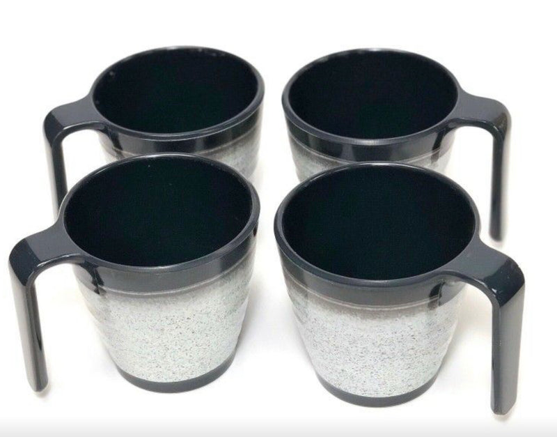 Flamefield Granite Melamine Mug Set x 4