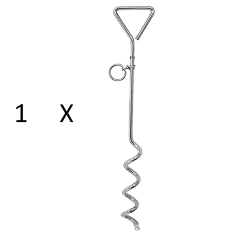 Ground anchor/dog tether