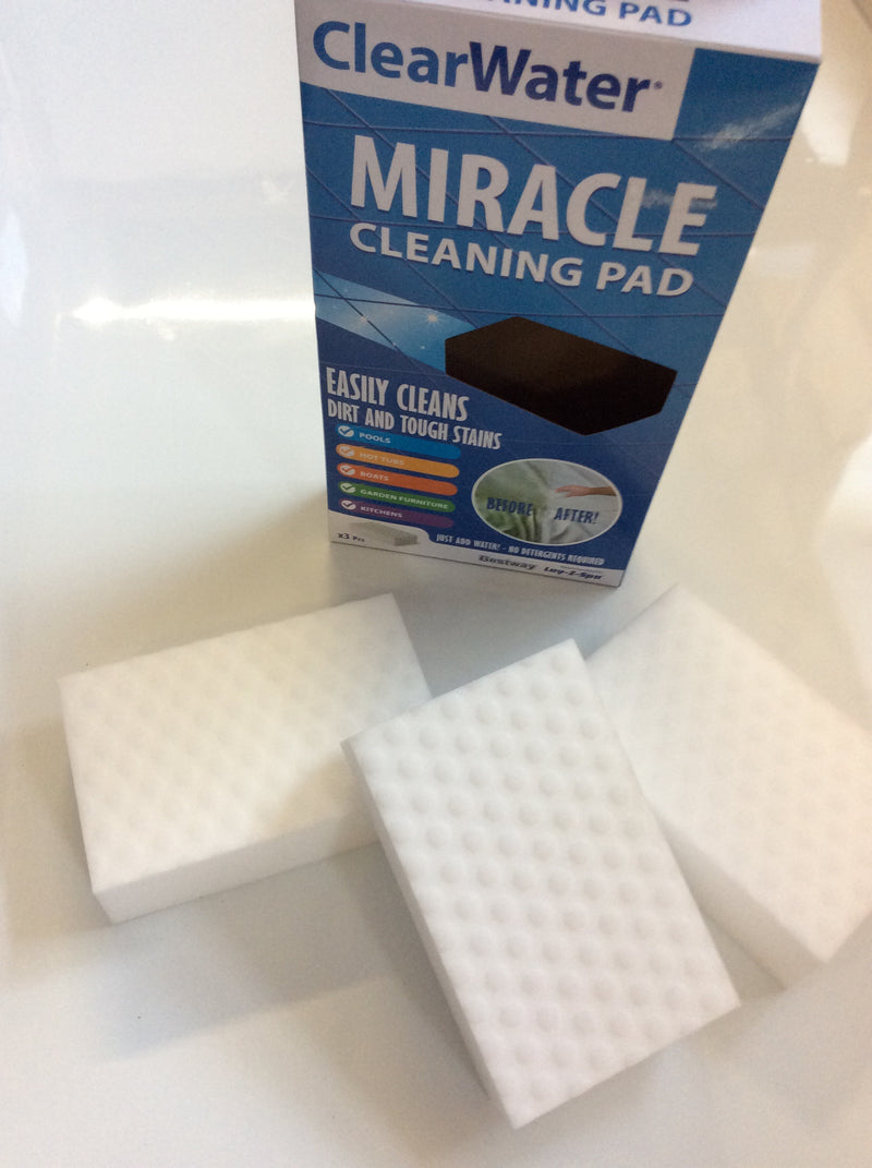 Miracle cleaning pads x 3