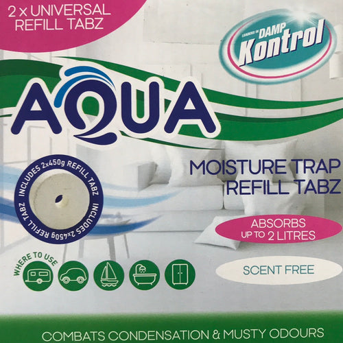 Aqua Kontrol Refill Tabs Set of Two Scent Free – 2 Litre Capacity