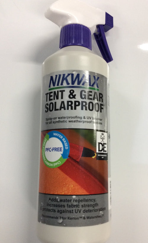 Nikwax tent and gear solarproof