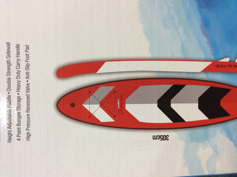 Inflatable paddle board set