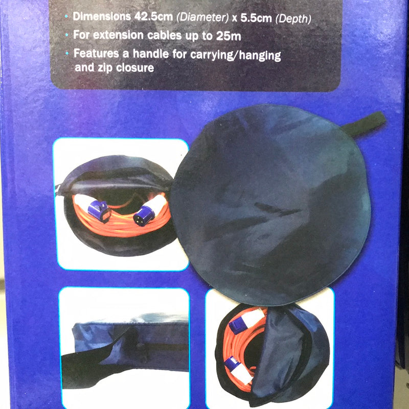 Mains cable carry bag