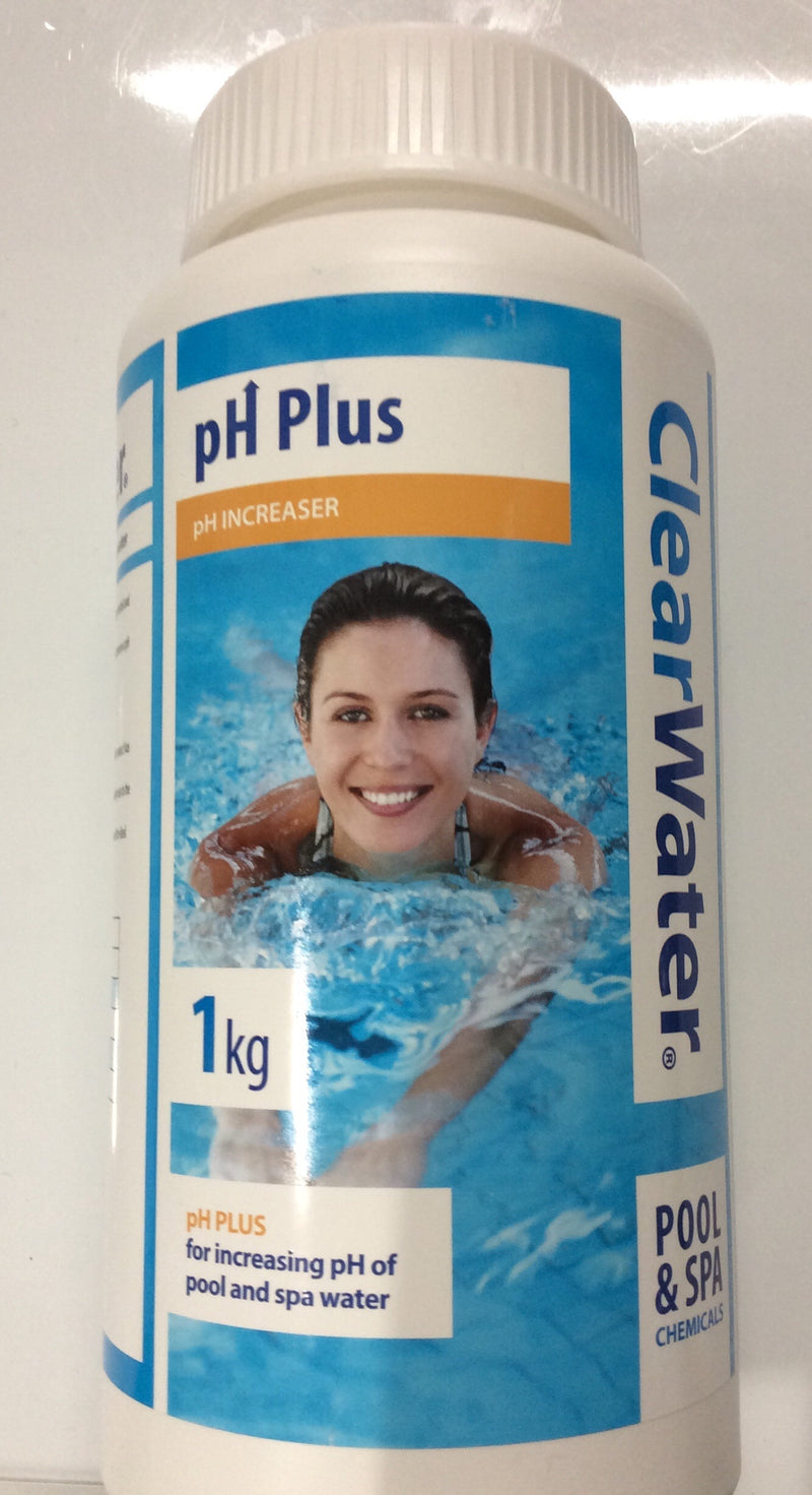 Clearwater Ph plus increaser for swimming pools, hot tubs and spas