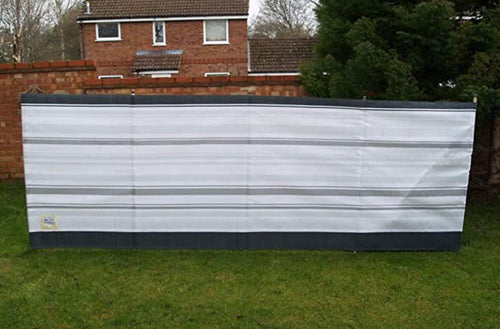 5 pole windbreak grey stripe