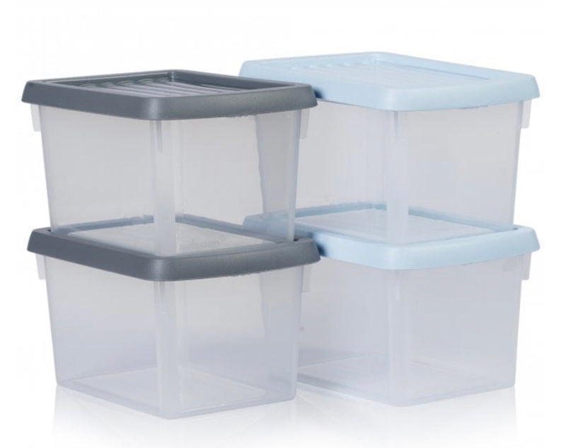 Set of 4 Box With Lid 1.5Lt each