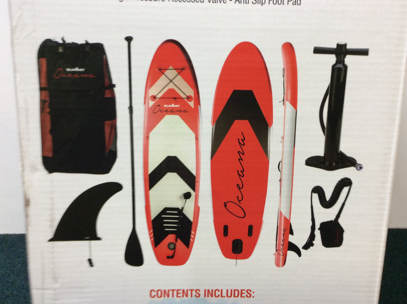 Inflatable paddle board set