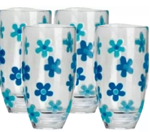 Tall Daisy Tumblers 4 x 500ml