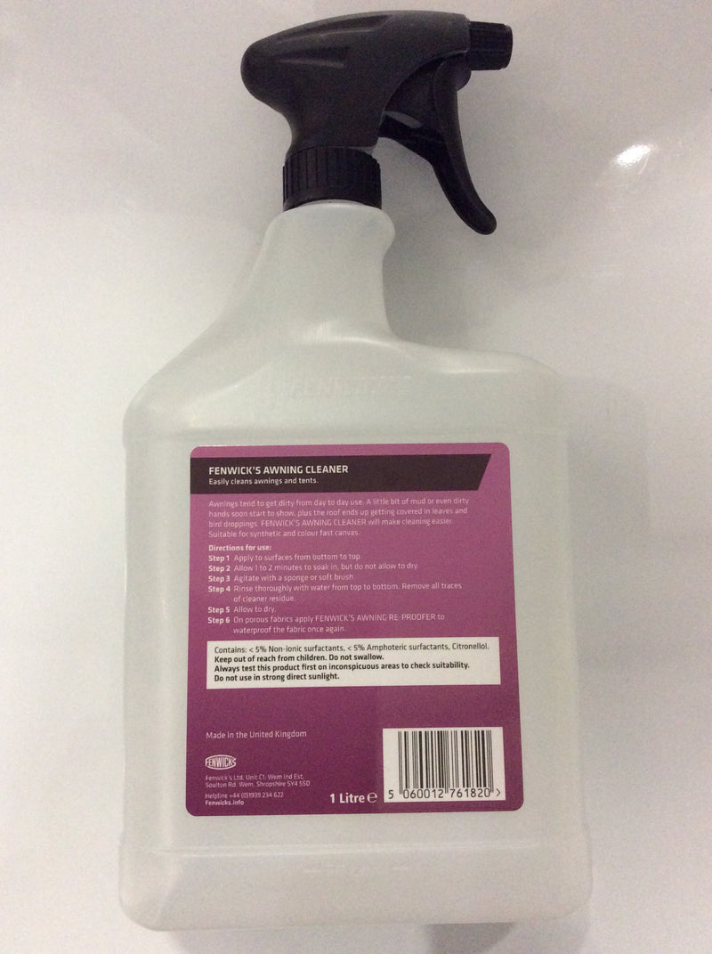 Fenwick’s awning cleaner 1lt trigger spray bottle