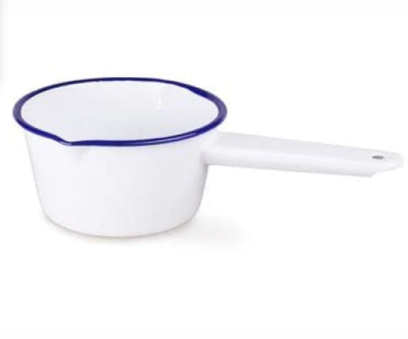 Enamel 14cm Milk Pan (white)