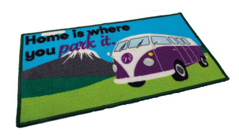 Quest Washable Home is Where You Park It Mat