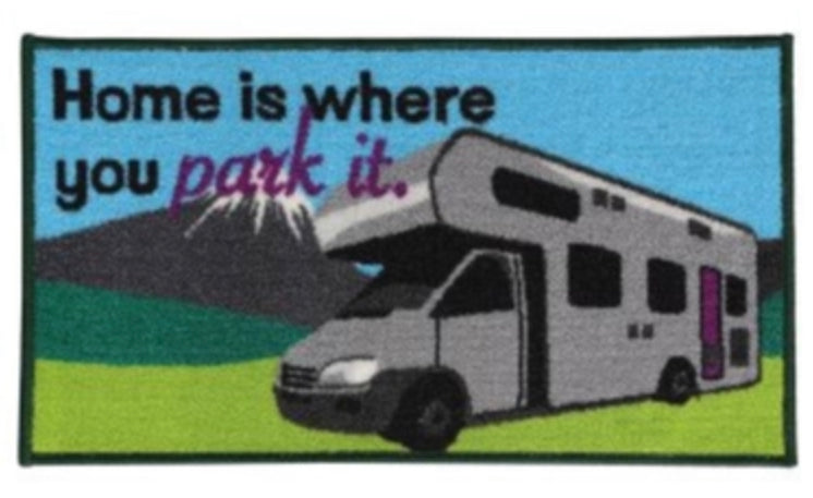 Quest Motorhome Washable Home Is Where You Park It Motorhome Mat