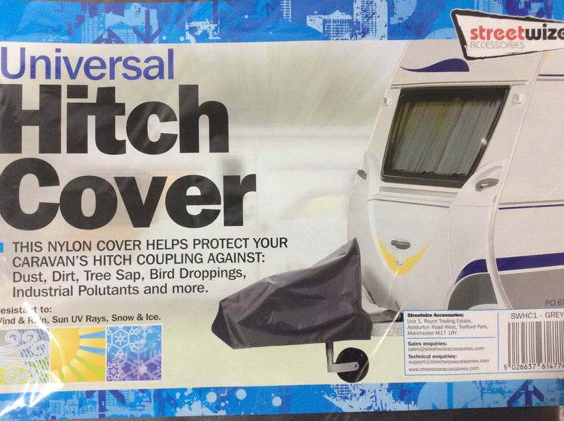 Universal caravan hitch cover
