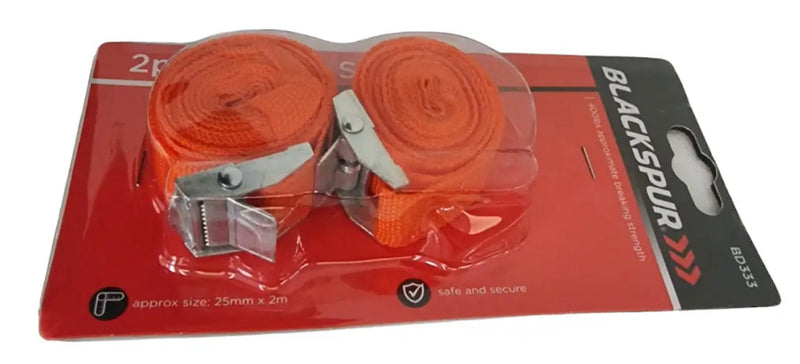 Blackspur 2pc Orange Strap Set