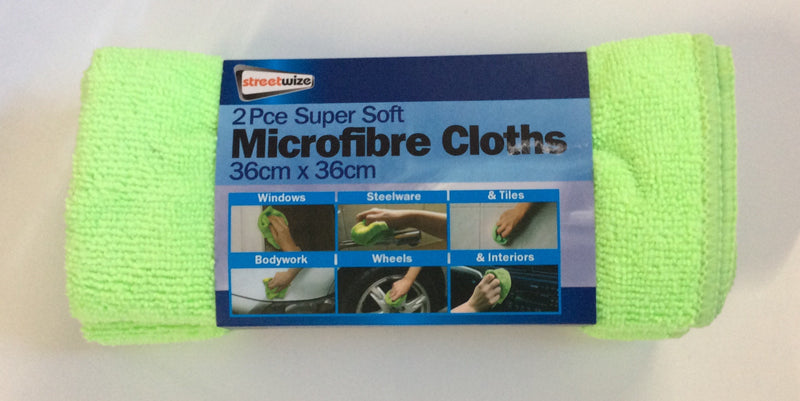 Microfibre super soft cleaning cloth 2pc