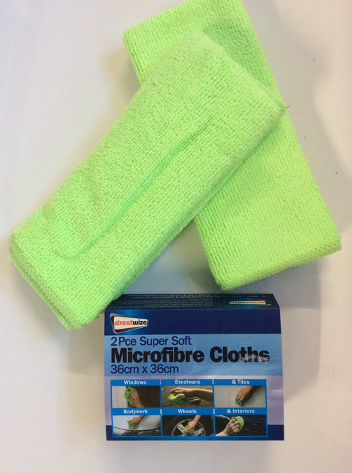 Microfibre super soft cleaning cloth 2pc
