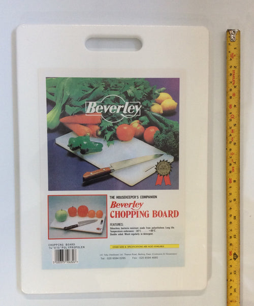 White chopping board