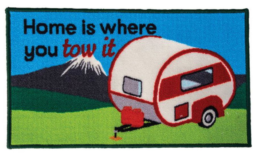 Quest Motorhome Washable Home Is Where You Tow Mat – S.K Camping & Leisure