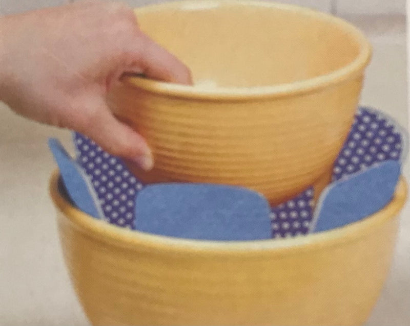 Pot - plate - bowl protectors 6pcs 23 x 23 cm
