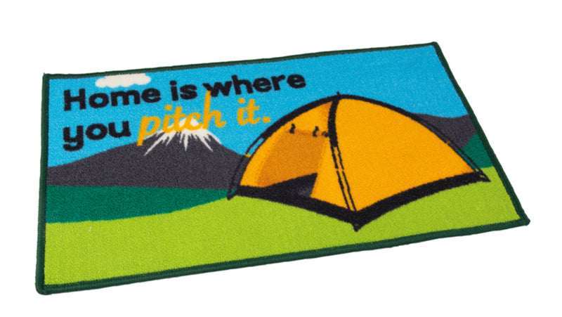 Quest Washable Home is Where You Pitch It Tent Mat
