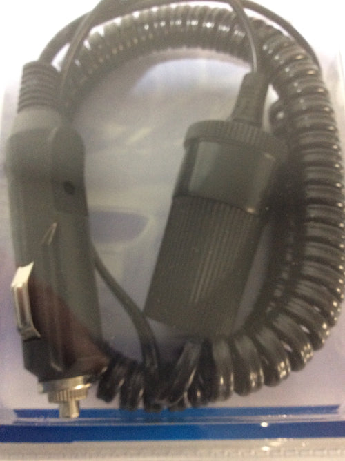 9 foot coiled 12 volt extension lead