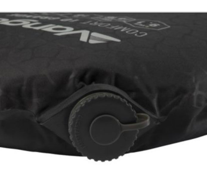Vango Comfort Mat Single 10cm Shadow Grey