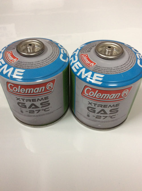 Coleman C300 Xtreme x2 gas cylinders