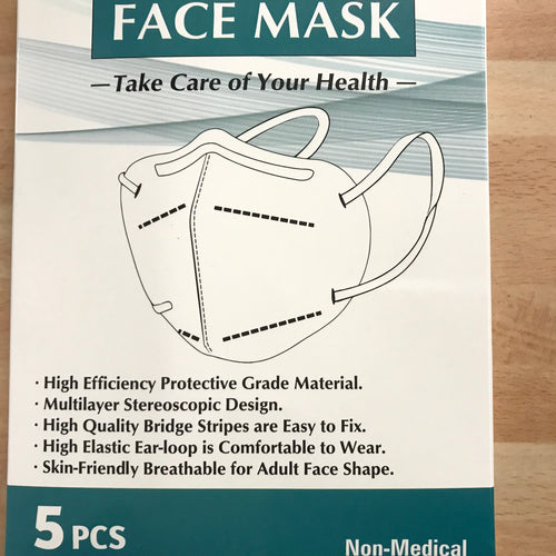 Face Mask x 5pc KN95