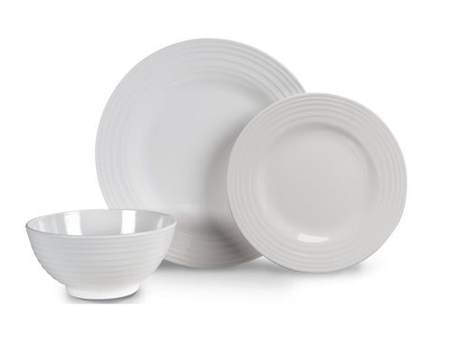 Kampa Blanco 12pc Melamine Set