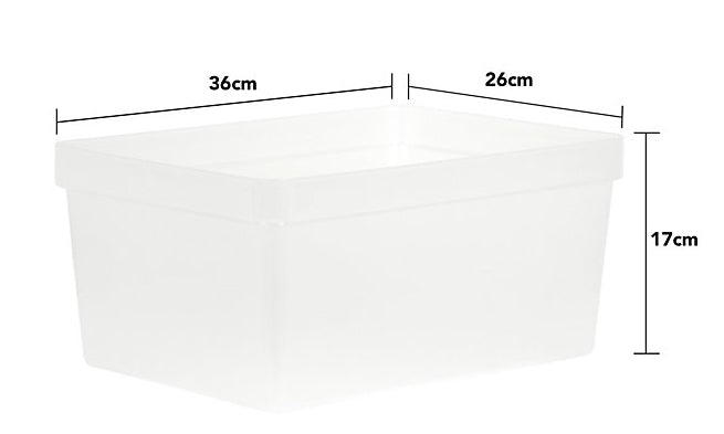 White Studio A4 Box With Lid
