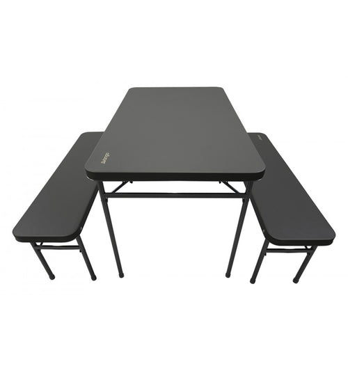 Vango Orchard Table & Bench Set Grey