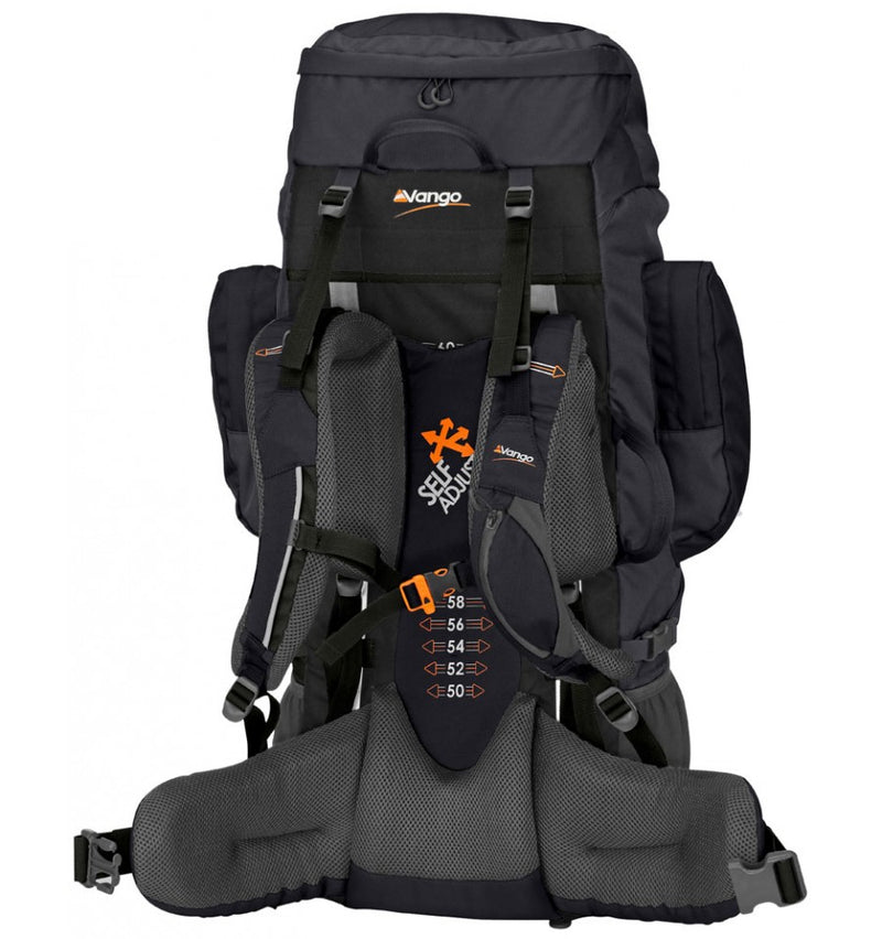 Back of the Sherpa 65 (Shadow Black Colour)